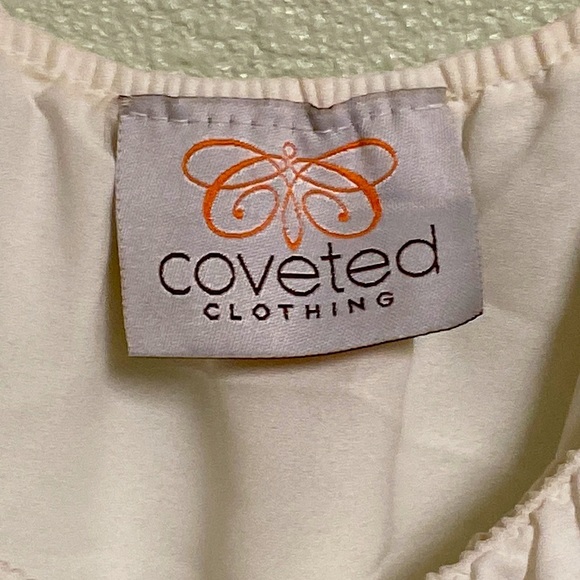 Coveted Strapless formal MIDI Dress Size L - Picture 3 of 5